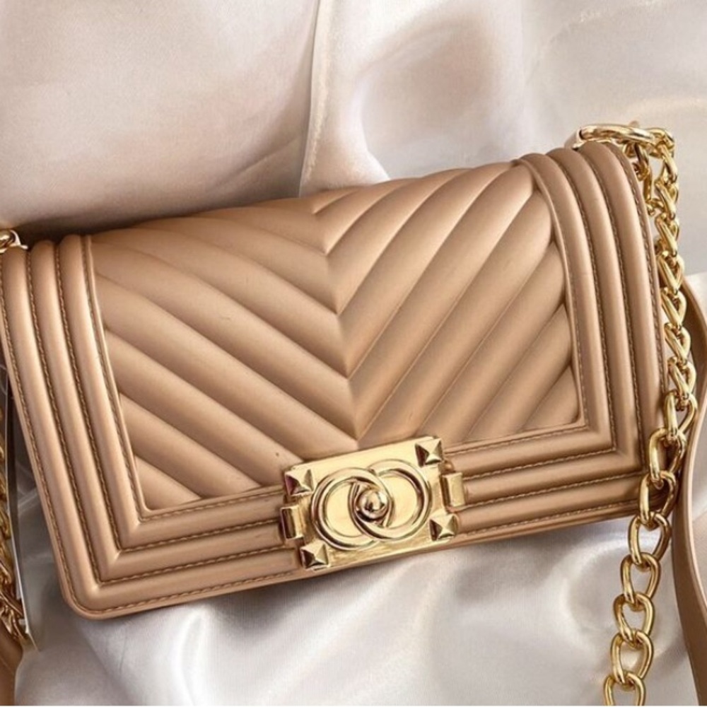 Most Wanted Quilted Jelly Crossbody Handbag